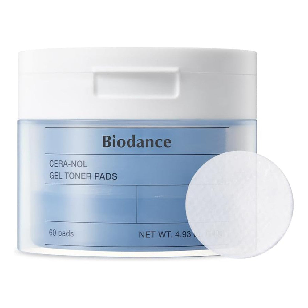 Biodance Cera-nol Gel Toner Pads for sensitive skin 60 Pads 4.93Oz (140g)